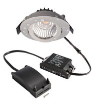 Einbaustrahler, Dione IP44, 8,5 W, DIM, 2700 K, Silber,...
