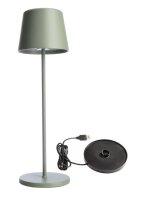 Akkuleuchte, Set Canis Grün + Ladesockel, 3.7 V/DC,...