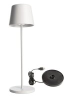 Akkuleuchte, Set Canis Weiß + Ladesockel, 3.7 V/DC,...