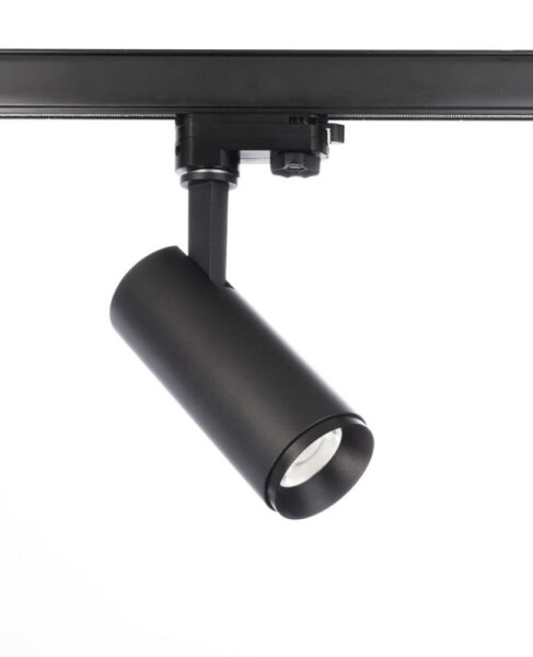 3-Phasen-Spot, Lucea 10 CCT, Tilt, 10 W, DIM, 3000/4000 K, Schwarz, 220-240 V/AC, 50 / 60 Hz, IP 20