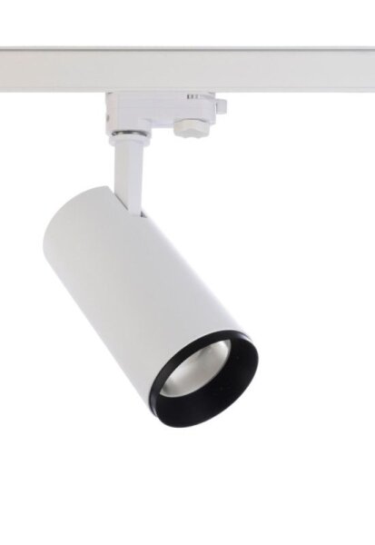 3-Phasen-Spot, Lucea 15 CCT, Tilt, 15 W,  DIM, 3000/4000 K, Weiß, 220-240 V/AC, 50 / 60 Hz, IP 20