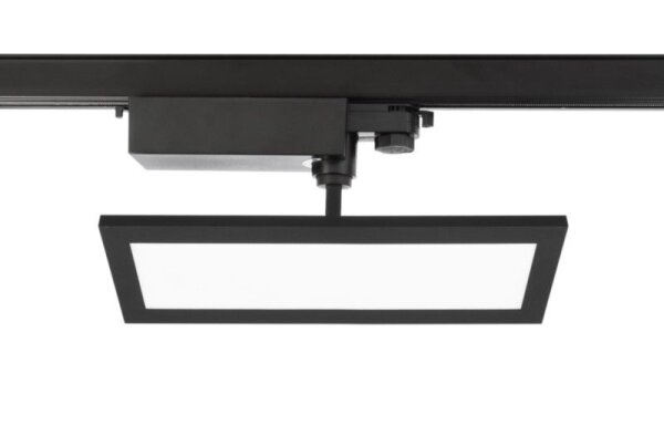 3-Phasenleuchte, Panel Track Light, 20 W, 3000 K, Schwarz, 110-240 V/AC, 50 / 60 Hz, IP 20
