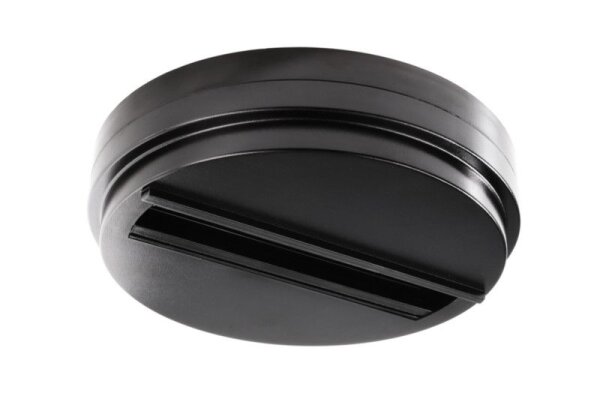 3-Phasen Schienensystem, D Line DALI Aufbau-Adapter für Leuchten, schwarz, Graphitschwarz RAL 9011,