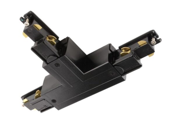 3-Phasen Schienensystem, D Line DALI T-Verbinder rechts-rechts-links mit Wechselm., schwarz, Graphit