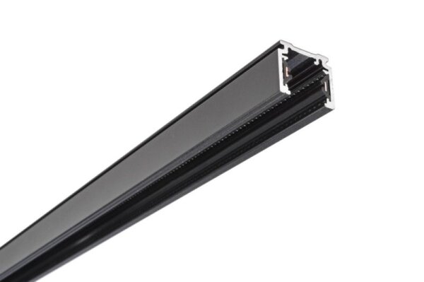 1-Phasen Schienensystem, D One Aufbaustromschiene 2m, schwarz, Schwarz, 220-240 V/AC, IP 20