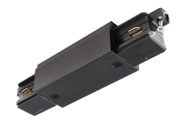 1-Phasen Schienensystem, D One Längsverb. mit Einspeisemög. li-re, schwarz, Schwarz, 220-240 V/AC, I