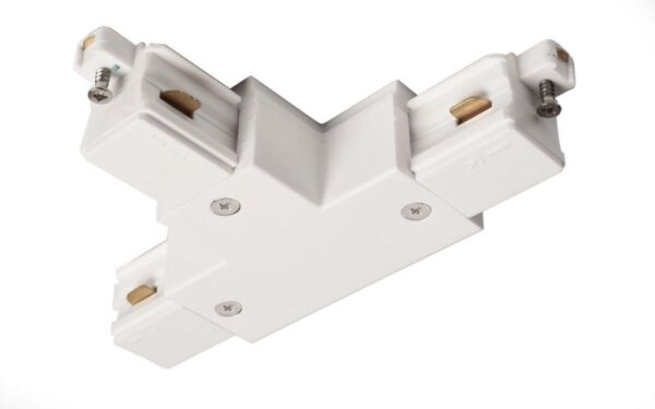 1-Phasen Schienensystem, D One T-Verbinder, rechts-links-links, weiß, Verkehrsweiß RAL 9016, 220-240