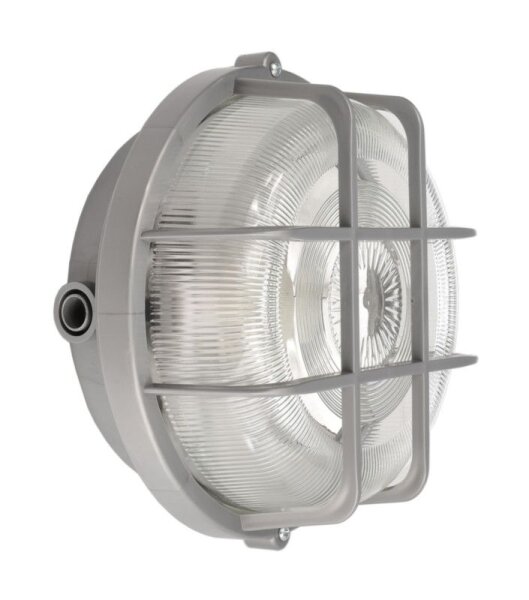 Decken- und Wandaufbauleuchte, Sotano Retro, Round, 1x max. 60 W E27, Grau, 220-240 V/AC, 50 / 60 Hz