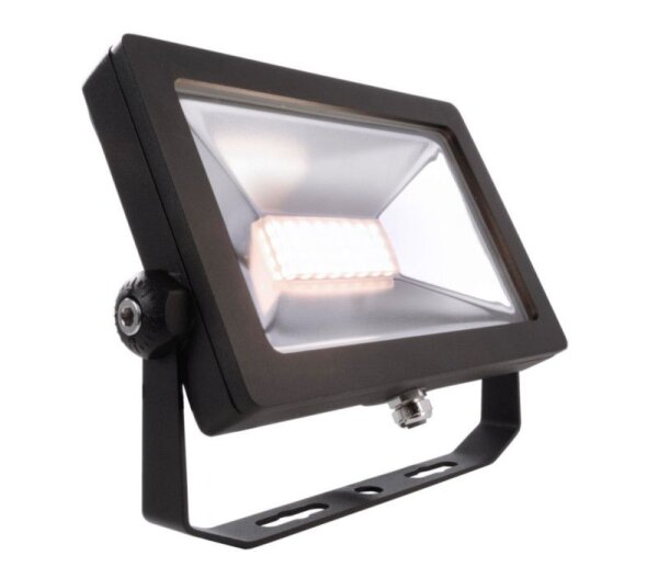 Fluter, Flood SMD, 30 W, 3000 K, Schwarz, 220-240 V/AC, 50 / 60 Hz, IP 65, IP 44