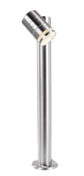 Pollerleuchte, Zilly II 500 mm, 1x max. 10 W GU10, Silber, 220-240 V/AC, 50 / 60 Hz, IP 44