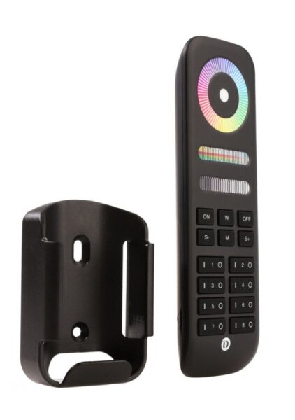 Deko-Light, Steuerung RF, RF-smart, Fernbed., schwarz, 8 Zo, Single/CCT/RGB/RGBW/RGB+CCT, Dimmbar: J