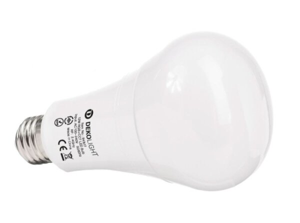 Deko-Light, Leuchtmittel, RF-smart, E27, RF, 12 W, RGB+2700-6500 K, 220 Grad, 12.0 W, IP 20
