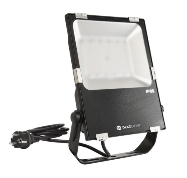 Fluter, RF-smart, Flood, 50 W, RGB+2700-6500 K, Schwarz, 100-240 V/AC, 50 / 60 Hz, IP 65, IP 44
