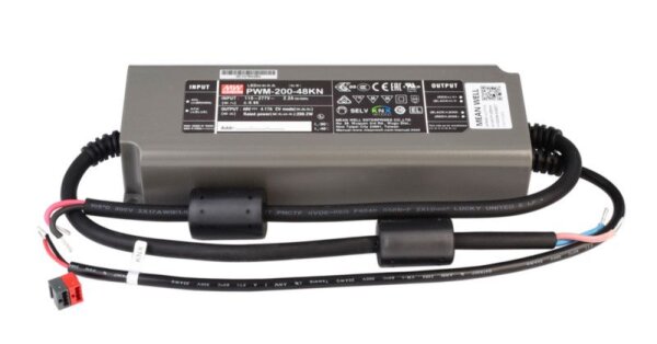 Meanwell, Netzgerät (CV, DC) dimmbar, CV, PWM-200-48KN, Spannungskonstant, Dimmbar: Ja, KNX, 200.0 W