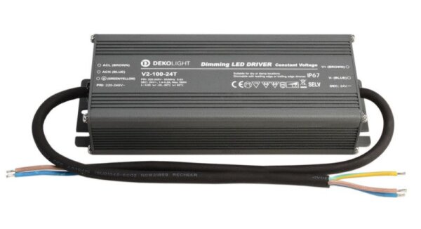 Deko-Light, Netzgerät (CV, DC) dimmbar, IP, DIM CV, 24 V 33-100 W, Spannungskonstant, Dimmbar: Ja, P