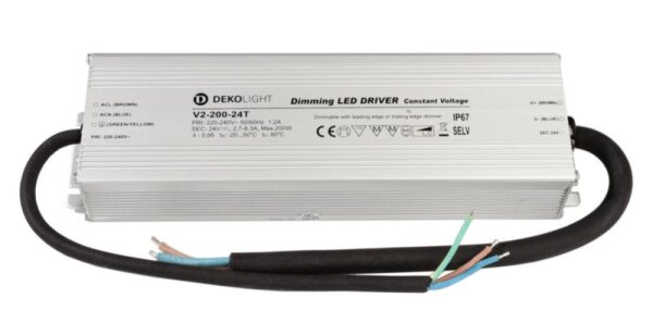Deko-Light, Netzgerät (CV, DC) dimmbar, IP, DIM CV, 24 V 66-200 W, Spannungskonstant, Dimmbar: Ja, P