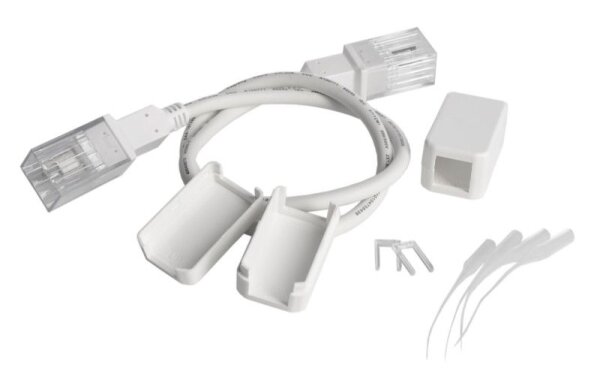 Mechanisches Systemzubehör, Flex Verbinder für 230V LED Stripe, Länge: 600 mm, IP 65