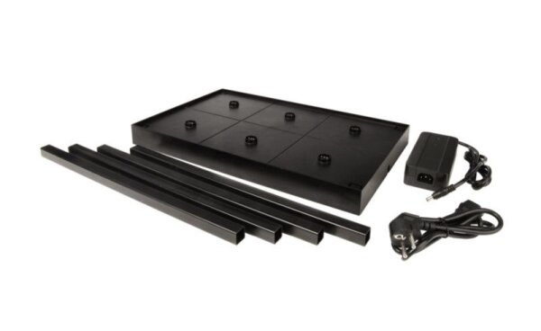 Elektrisches Systemzubehör, 6-fach Ladestation inkl. Netzgerät für Leuchte Canis, Länge: 470 mm, Bre