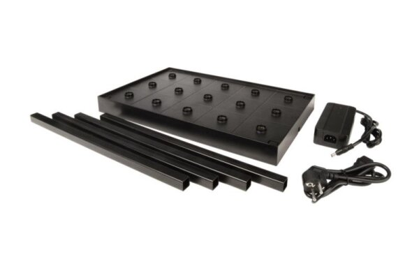 Elektrisches Systemzubehör, 15-fach Ladestation inkl. Netzgerät für Leuchte Canis Mini, Länge: 470 m