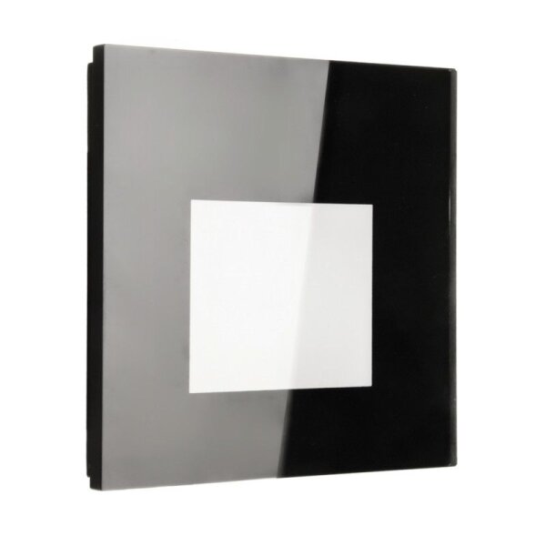 Mechanisches Systemzubehör, Glas-Abdeckung milchig eckig schwarz für Alwaid, Länge: 78.2 mm, Breite: