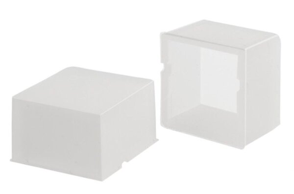 Mechanisches Systemzubehör, Endkappen Set 2 St. für Neon Omniflex Mini, Breite: 127 mm, Höhe: 127 mm