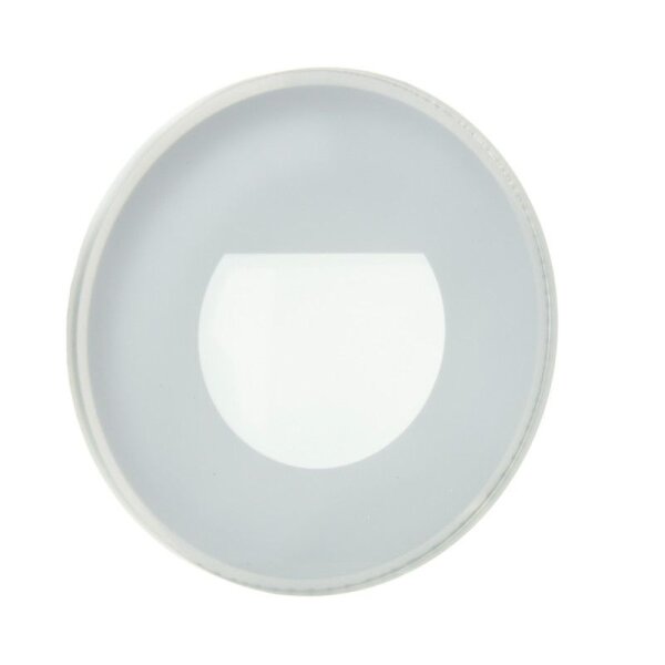 Mechanisches Systemzubehör, Glas-Abdeckung milchig Hellgrau für Alwaid, Höhe: 22.8 mm, Durchmesser: