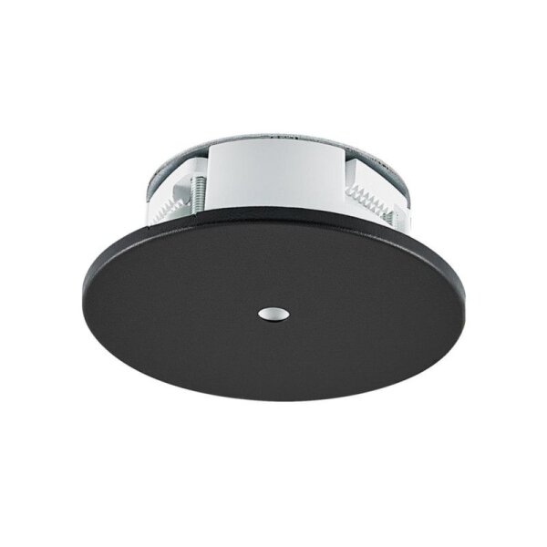 Mechanisches Montagezubehör, 68 mm Deckeneinbauadapter für Pendelleuchten, schwarz, Höhe: 32 mm, Dur