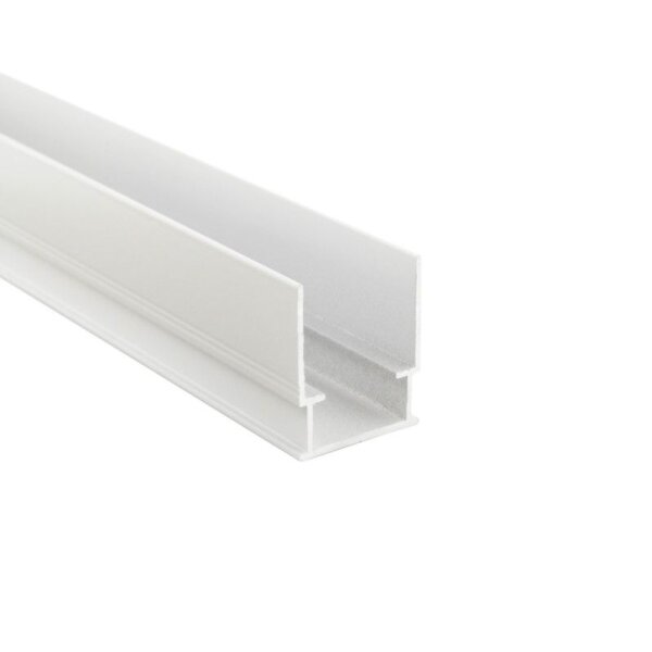 Profil, Combo Beton Montageprofil, 3 m, weiß, Aluminium, Länge: 3000 mm, Breite: 31 mm, Höhe: 36 mm