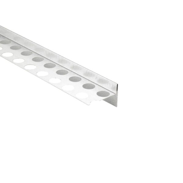 Profil, Combo Anschlussprofil für den Innenputz weiß, 2,5 m, Aluminium, Länge: 2500 mm, Breite: 42 m