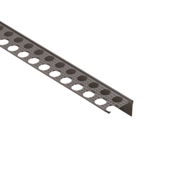 Profil, Combo Anschlussprofil für Spachtelarbeiten schwarz, 3 m, Aluminium, Länge: 3000 mm, Breite: