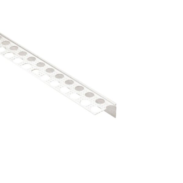 Profil, Combo Anschlussprofil für Spachtelarbeiten weiß, 2 m, Aluminium, Länge: 2000 mm, Breite: 13