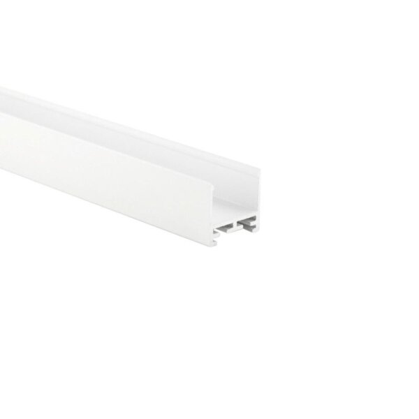 Profil, Combo U-Leuchtenprofil hoch, LU-02-20, weiß, 1m, Aluminium, Länge: 1000 mm, Breite: 25 mm, H