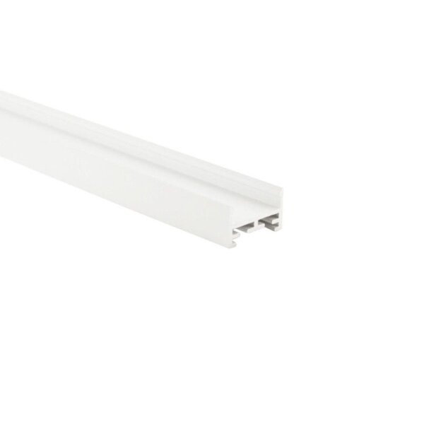 Profil, Combo U-Leuchtenprofil flach, LU-01-20, weiß, 2m, Aluminium, Länge: 2000 mm, Breite: 25 mm,