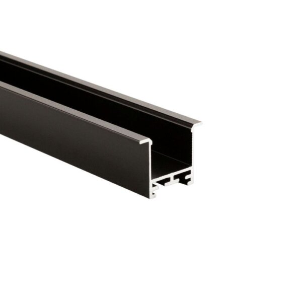 Profil, Combo T-Leuchtenprofil hoch, LT-02-20, schwarz, 3m, Aluminium, Länge: 3000 mm, Breite: 35 mm