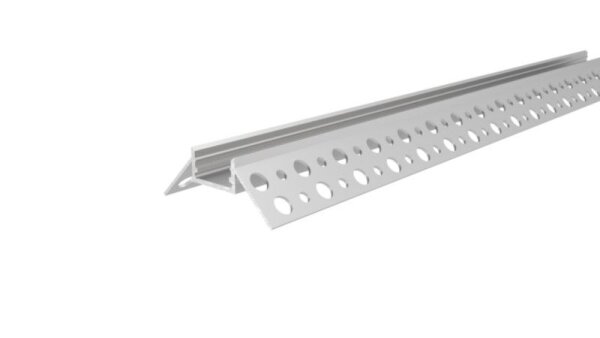 Profil, Trockenbau-Profil, EV-12-12, 3m, Silber, Aluminium, Matt, Eloxiert, Länge: 3000 mm