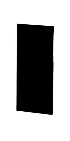 Profil Endkappe, PLANO ES Endkappe Aufbau schwarz, Aluminium