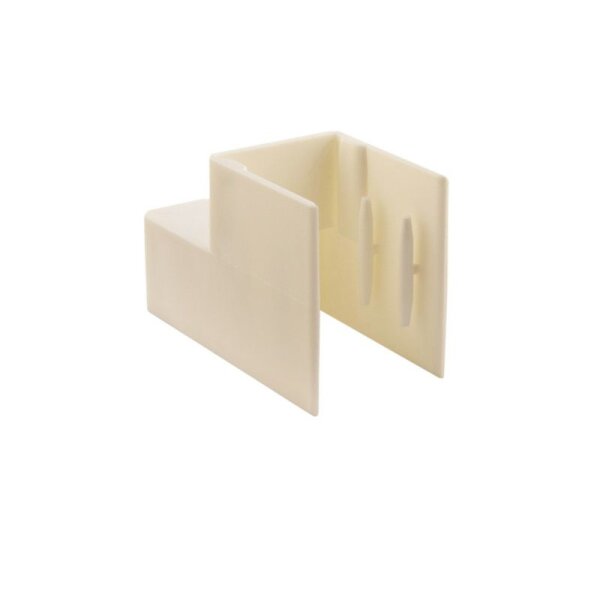 Profil Zubehör, Combo Beton Verbindungsstück Montageprofil - Trafoprofil, weiß, ABS