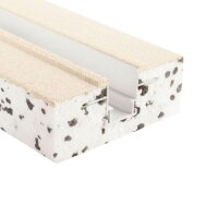 Profil, Combo Dämmung Montageprofil 2 m, weiß,...