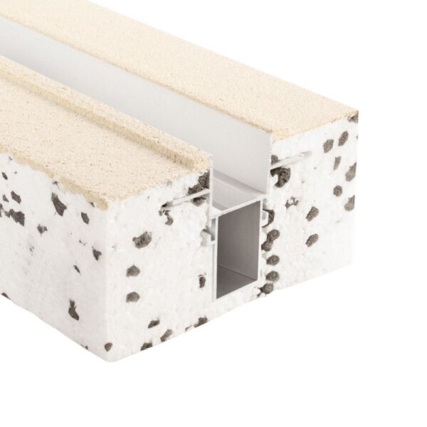 Profil, Combo Dämmung Trafoprofil 1 m, weiß, EPS, Länge: 1000 mm, Breite: 130 mm, Höhe: 100 mm