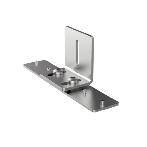 Profil Zubehör, Combo Klick / Flach / Flügel Montagewinkel Set LL Serie 90/0, Edelstahl, Naturbelass