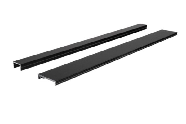 Profil Abdeckung, Plano ES & MS Uplight Blindabdeckung, schwarz, Aluminium, Länge: 2000 mm