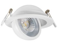 EIONLED 7W Einbauleuchte Weiß Flach 770LM Dimmbar IP65 Gekapselt 300°Schwenkbar CCT 3in1 (UWW-WW-NW) DA:68mm T:30mm