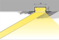 L30 T13 Alu-Einputz-Profil Rohalu B64xh17xL200cm...