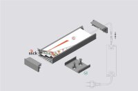 AU-BREIT24 200cm LED-Profil silber H11*B32mm...