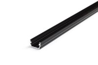 AU-UNI12 200cm LED-Profil schwarz H10,8*B17,8mm...