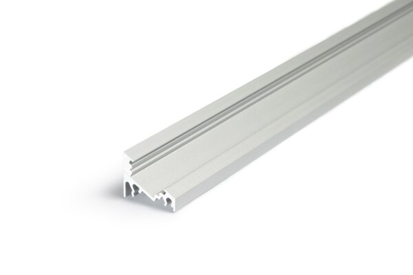 EK-30-60-10 200cm LED-Profil silber H16*B20mm Eck-Profil incl. matte Abdeckung