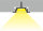 EIB-GRO10 200cm LED-Profil silber H7*B24mm Einbau-Profil CUT_T6,2*b18mm incl. matte Abdeckung