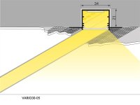 L30 T20 Alu Einputz-Profil Rohalu B64xh24xL200cm...
