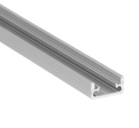EIB-FLO8 200cm LED-BodenProfil silber H7,5*B15,8mm Boden-Einbau-Profil incl. matte Abdeckung