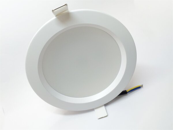 12W PANON LED Einbauleuchte Weiss 120 230V Direkt Ohne Trafo Dimmbar DA:120mm, Deckeneinbau LED Downlight  (Restposten)